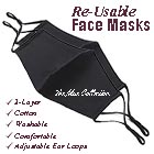 Reusable Face Mask (2-Pack, Black)